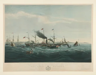 Till minne av etableringen av Steam Navigation mellan Storbritannien och Amerika