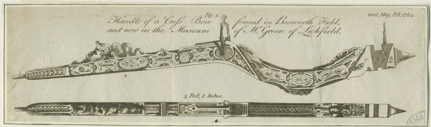 Lichfield - Handle of Crossbow: gravyr och [c 1784] (tryck)