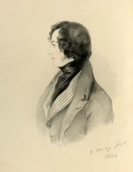 Höger ärade Benjamin Disraeli MP, 1834.