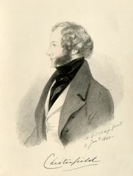 Jarlen av Chesterfield, 1840.