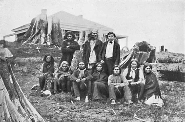 Fraser River Indians, British Columbia, Kanada, 1912