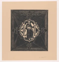 Omslagsdesign för: Wendingen, 1918