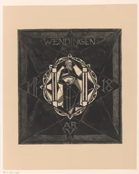 Omslagsdesign för: Wendingen, 1918