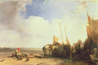 Kustscen i Picardie, ca 1826 (olja på duk)
