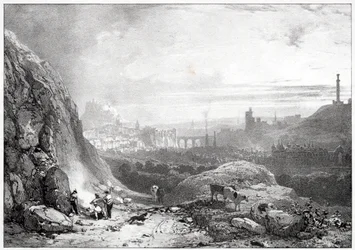 Edinburgh från Sankt Antoniuskapellet