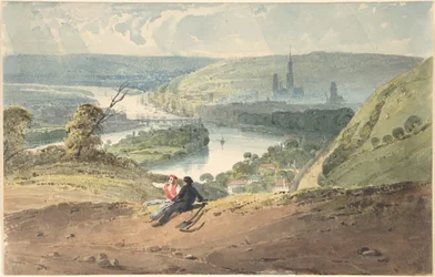 Rouen, vy från Bon-Secours