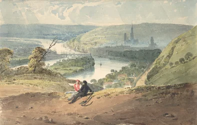Utsikt över Rouen från St. Catherine