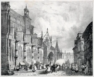 Pittoreska och romantiska resor i det antika Frankrike, Normandie..., 1824.