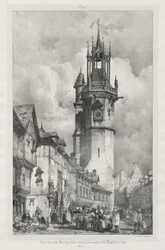 Pittoreska och romantiska resor i det antika Frankrike, Normandie, 1824.