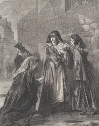 Flight of the Queen of James II, från Illustrated London News, 3 augusti 1872.