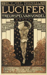 Affisch för pjäsen Lucifer, 1910
