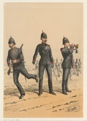 Tre brittiska soldater Nio representationer av brittiska militäruniformer (serietitel)