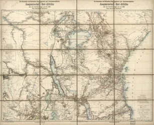 De tyska och brittiska protektoraten och intressesfärerna i Ekvatorialöst Afrika: enligt avtalen från juni 1890