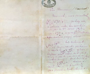 Handskrivet brev från Richard Wagner till Luigi Mancinelli, 10 december
