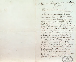 Handskrivet brev från Richard Wagner till Luigi Mancinelli, 10 december