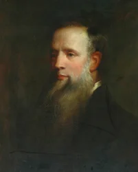 Den framlidne Francis Waller (olja på duk)