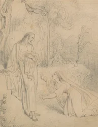 Kristus visar sig för Maria Magdalena (Joh 20:13-14)