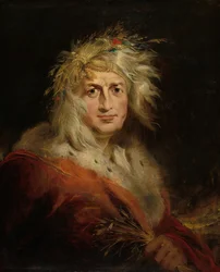 David Garrick som kung Lear, ca. 1815.