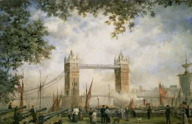 Tower Bridge: Från Towern i London