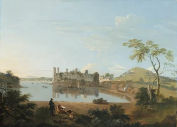 Caernarvon Castle, ca 1744 (olja på duk)