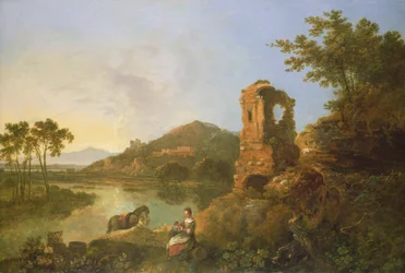Ciceros villa (olja på duk)