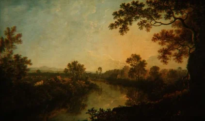 The River Dee, nära Eaton Hall, ca 1759-60