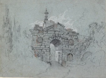 Den förstörda bågen i Kew, c1760-talet