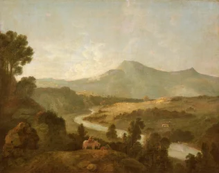 Mawddachdalen med Cader Idris (olja på duk)