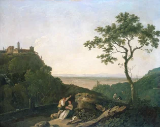 Utsikt i Tivoli, c1765-1770.