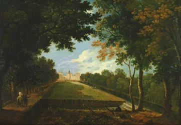 Wilton House, East View (olja på duk)