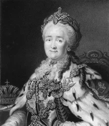 Kejsarinnan Katarina den stora av Ryssland, 1836.