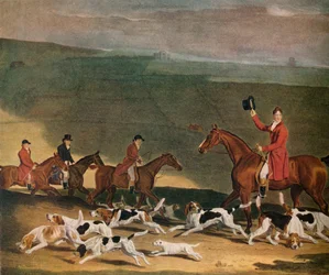 Francis Dukinfield Astley, Esq., and his Harriers, 1809. 1941