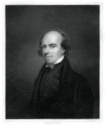 John Flaxman, brittisk designer, ritare och skulptör, 1833.