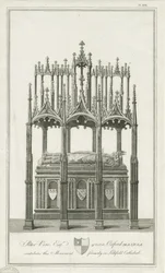 Lichfield Cathedral - Monument till biskop Blythe: gravyr, nd [1762-1798] (tryck)