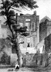 Miltons House i Petty France, Westminster, London, 1923.