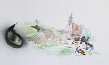 Fly Tip, 2015 (akvarell)