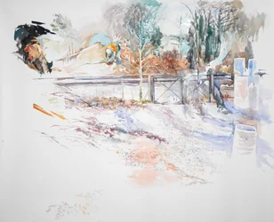 Gate, 2024 (akvarell)