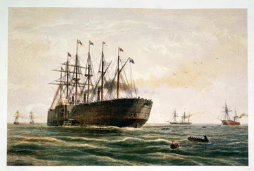 The Great Eastern på gång, 23 juli