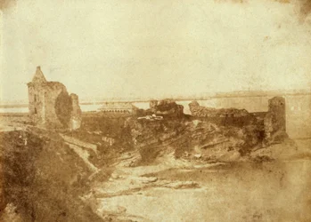 Tryck av St. Andrews Castle i Fife, Skottland. Från J. Paul Getty Museum