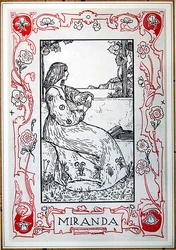 Miranda, från Shakespeares hjältinnor av Anna Murphy Jameson