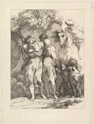 En fången familj, ca. 1783.