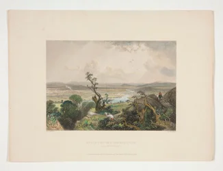 Valley of the Connecticut (från Mount Holyoke), illustration för Nathaniel Parker Willis