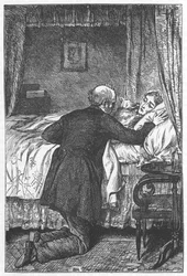 Scen från Scenes of Clerical Life av George Eliot, 1883