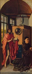 Johannes döparen och franciskanermästaren Henrik av Werl, 1438, c1934