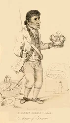 Henry Dimsdale, borgmästare i Garratt, 1821.