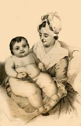 Thomas Hills Everett, elva månader gammal, 1822.