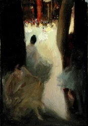Ballet Girls, Philadelphia (olja på duk)