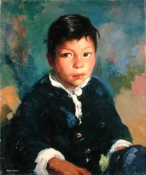 Little Half Breed (olja på duk)