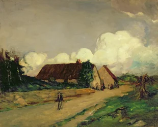 Gamla Bretagne bondgårdar