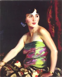 Den spanska dansaren Isolina Maldonado, 1921